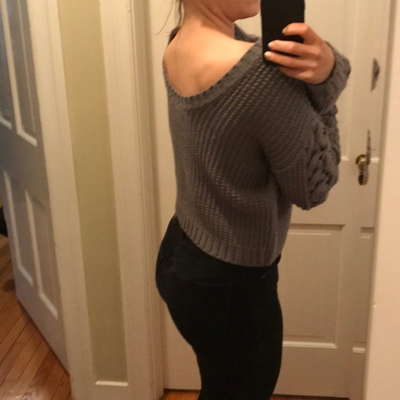 BCBG generation cropped knit sweater size small - Picture 6 of 6